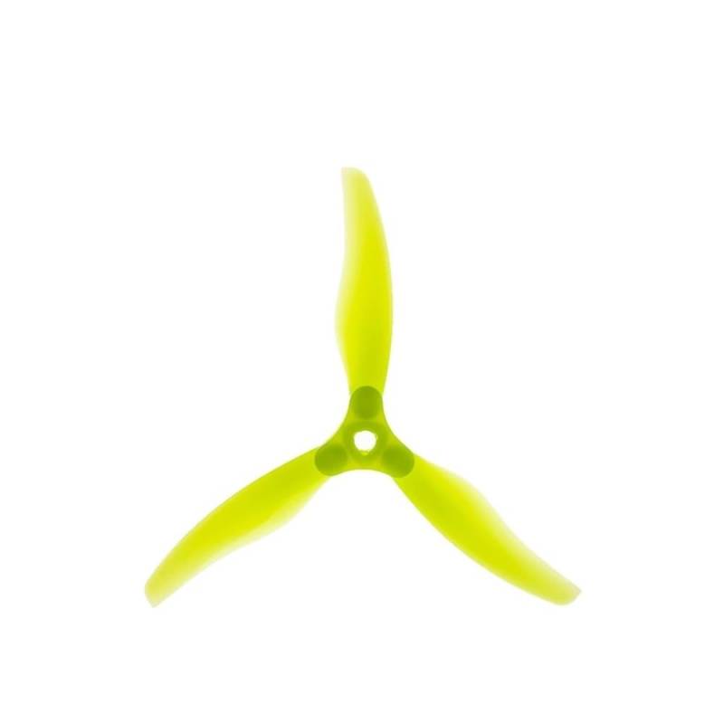 4 Stück/2 Paar F5135 5,1 Zoll faltbare 3-Blatt-Propeller for FPV Freestyle Long Range 4/6S Drone(2Pairs Yellow) von GCNMPJ