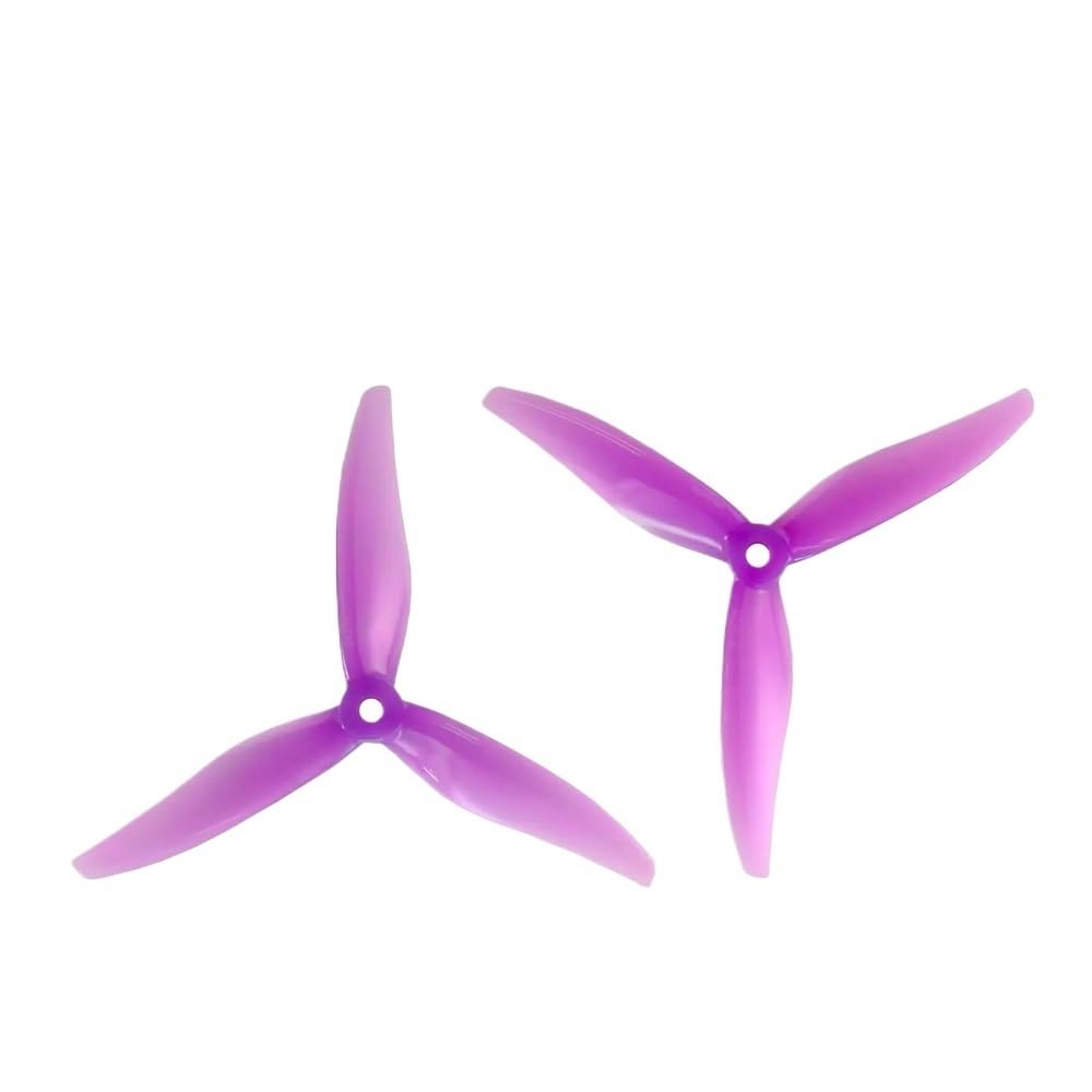 4 stücke/2 paar 51377 Propeller for Motor 2207 2100kv PC Multirotor Propeller Rc Flugzeug(Transparent purple) von GCNMPJ