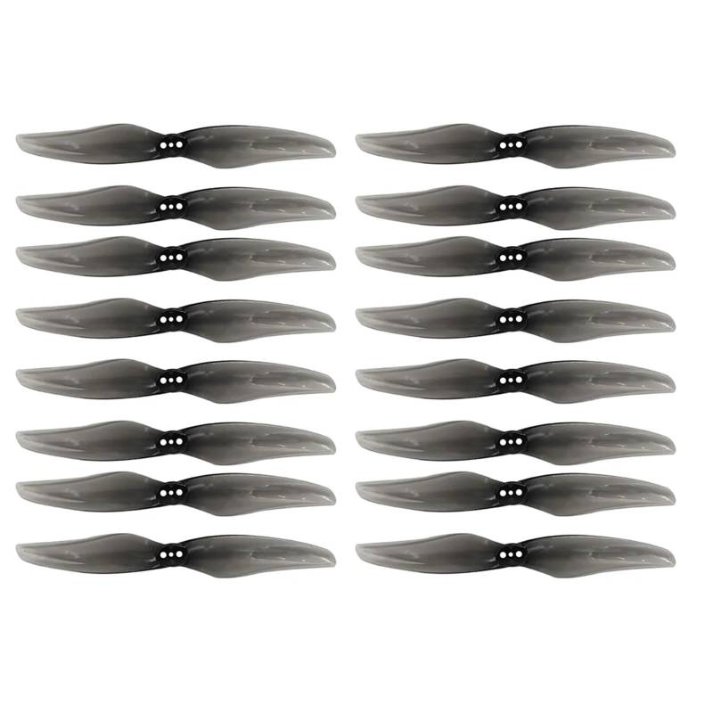 8 Paar kompatible 4024 2-Blatt-PC-Propeller 1,5 mm 3-Loch-Propeller, kompatibel mit 1408-1506-Motoren, geeignet for FPV-Renndrohnen(Light Grey) von GCNMPJ