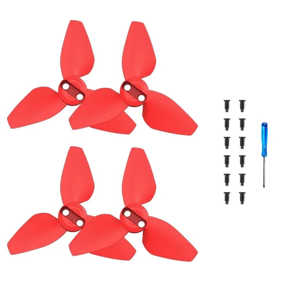 Bunte Propeller Quick Release Prop laufrad Ersatz Fan Flügel Drone Zubehör for NEO(Red) von GCNMPJ