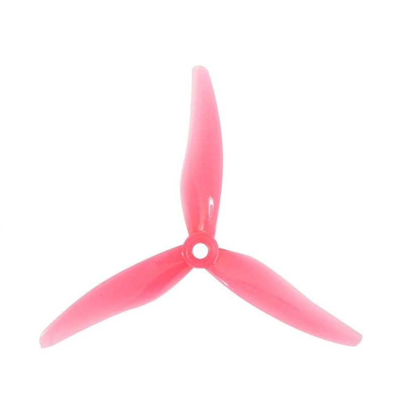 For RC FPV Racing Freestyle 12 Pairs 51477 5,1X4,77 X3 3 stück PC Propeller 5 Zoll Drone Ersatz DIY(12Pairs Pink) von GCNMPJ