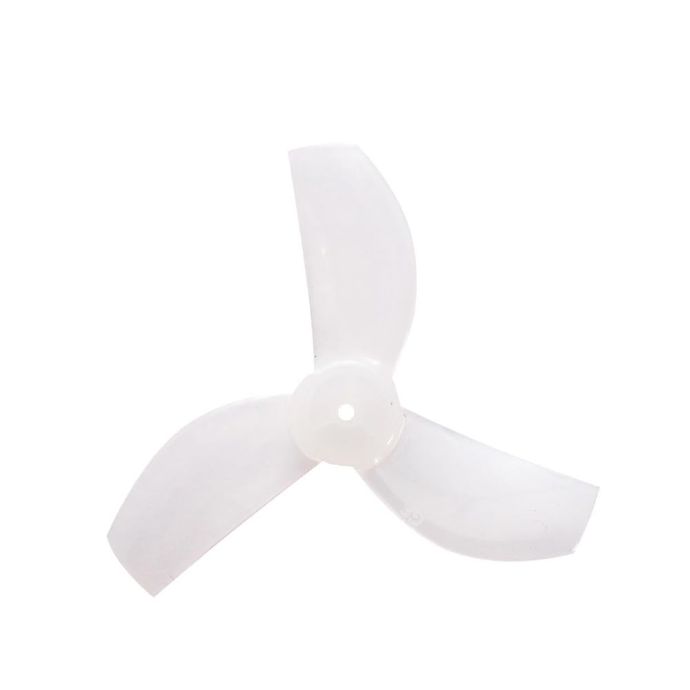 For RC FPV Racing Freestyle 4 Paar 35mm-3 35mm 3 Laufrad PC Propeller 1,0mm FPV Drone 08028 Motor DIY(White 4pair) von GCNMPJ