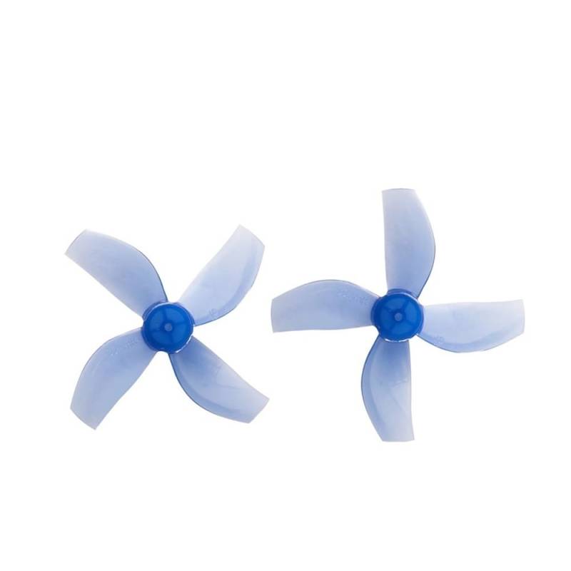 For RC-Flugzeuge 1S Kernlose bürstenlose Propeller 4 Paar 35 mm 4-Laufrad-Propeller Scheibendurchmesser 1,4 Zoll Wellenloch 1 mm PC-Propeller(Blue 4pair) von GCNMPJ