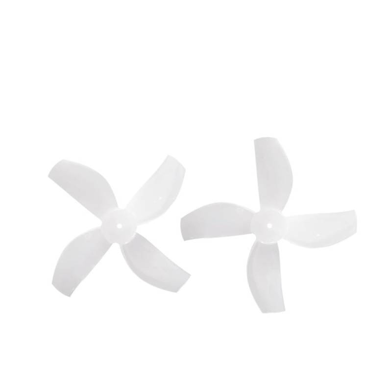 For RC-Flugzeuge 1S Kernlose bürstenlose Propeller 4 Paar 35 mm 4-Laufrad-Propeller Scheibendurchmesser 1,4 Zoll Wellenloch 1 mm PC-Propeller(White 4pair) von GCNMPJ