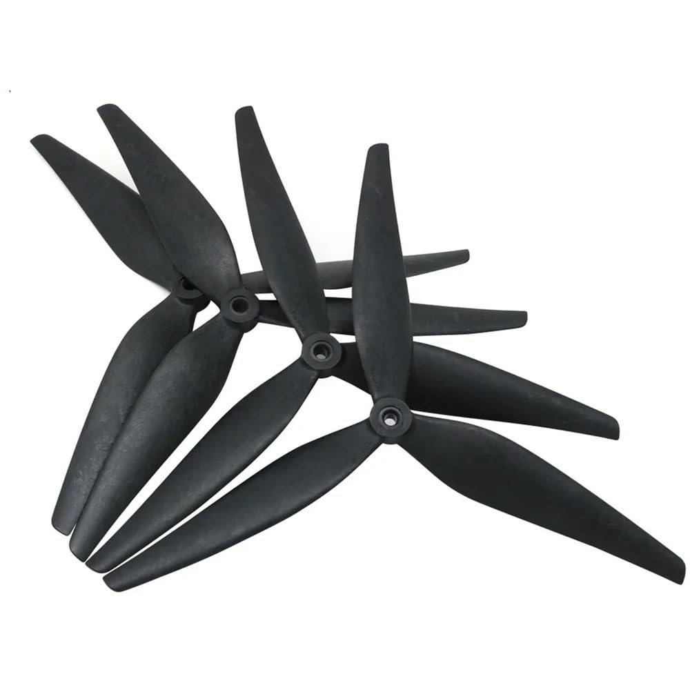 For Rc FPV Drone 2 Pairs 10X5X3 9X5X3 10X 5,5 X3 1050 9050 1055 10 Zoll 9 Zoll 3 Laufrad Schwarz Carbon Verstärkt Nylon Propeller(10x5.5x3) von GCNMPJ