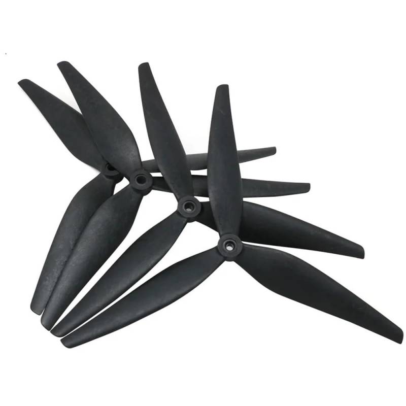 For Rc FPV Drone 2 Pairs 10X5X3 9X5X3 10X 5,5 X3 1050 9050 1055 10 Zoll 9 Zoll 3 Laufrad Schwarz Carbon Verstärkt Nylon Propeller(9x5x3) von GCNMPJ