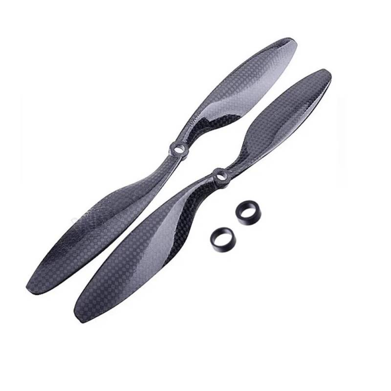 Passend for RC Quadcopter 2 Paar 8045 1045 1047 1147 1238 1260 1245 Carbon Propeller CF Propellerstück Hexacopter Multirotor(1045) von GCNMPJ