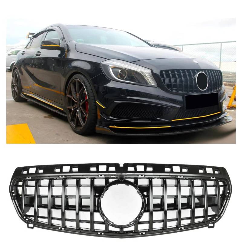 GCP Grill Sport Kühlergrill passt für Mercedes W176 VORFACELIFT PANAMERICANA AMG GT DESIGN von GCP