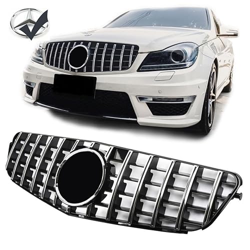 GCP Grill Sport Kühlergrill Chrom passt für Mercedes W204 PANAMERICANA AMG GT DESIGN von GCP