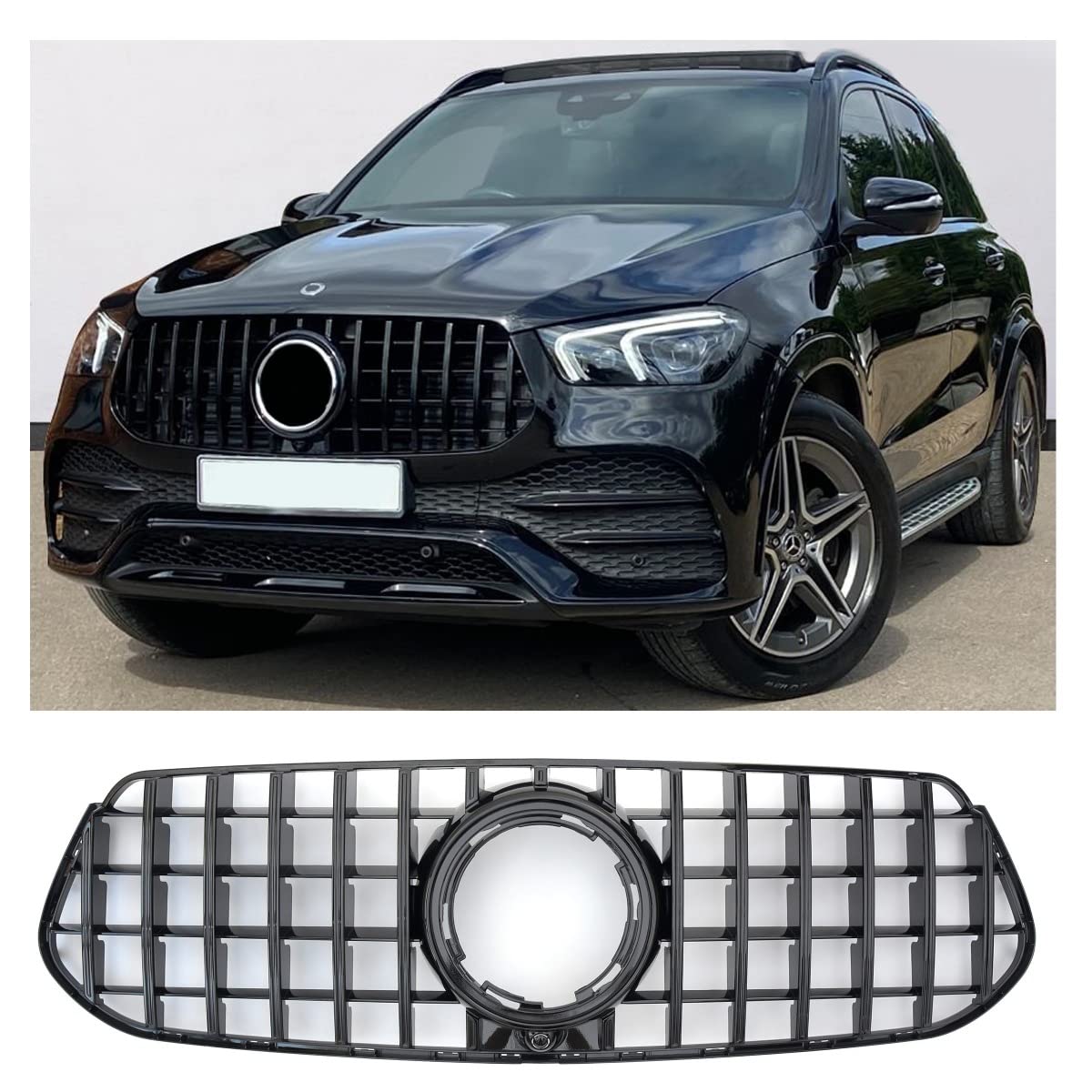 GCP Grill Sport Kühlergrill passt für Mercedes V167 GLE AB 2019 PANAMERICANA AMG GT DESIGN von GCP