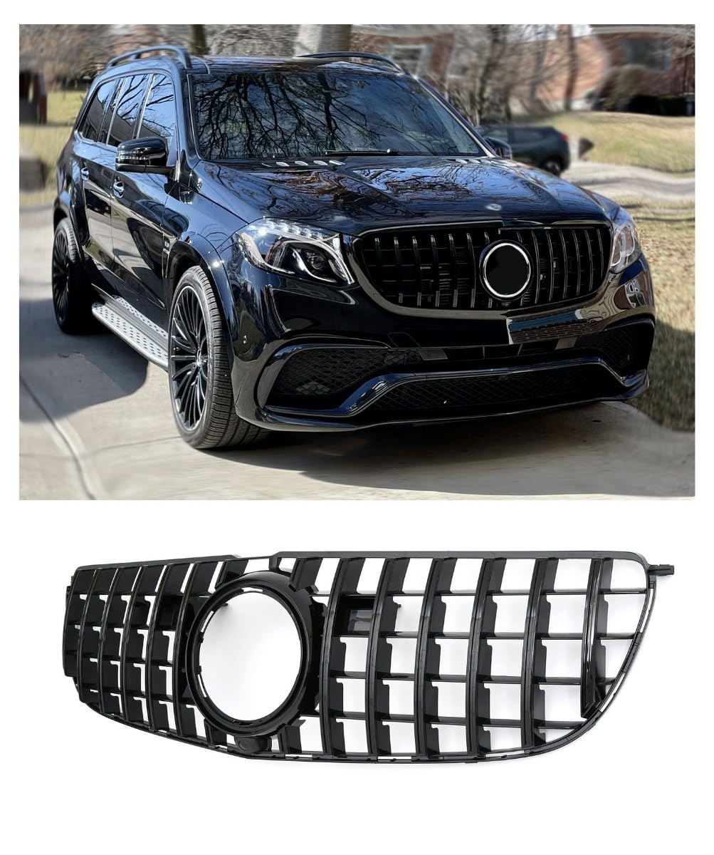 GCP Grill Sport Kühlergrill passt für Mercedes W166 X166 GLS AB 2016 PANAMERICANA AMG GT DESIGN von GCP