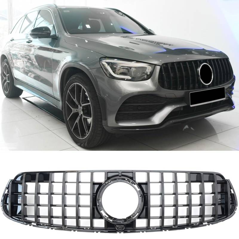 GCP Grill Sport Kühlergrill passt für Mercedes X253 GLC FACELIFT Panamericana AMG GT DESIGN von GCP