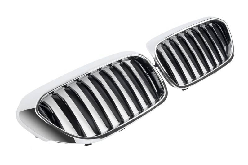 GCP PASST FÜR 5ER G30 G31 SPORT KÜHLERGRILL PERFORMANCE GRILL CHROM SCHWARZ von GCP