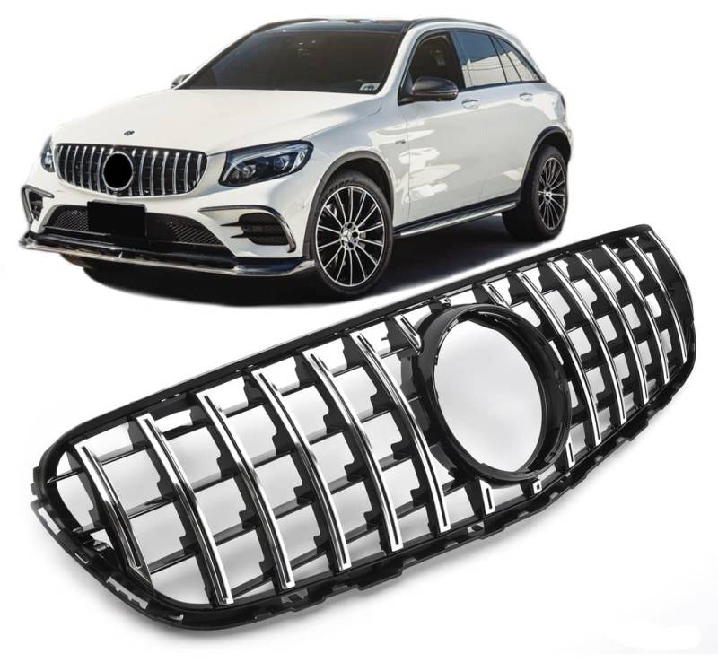 GCP Grill Sport Kühlergrill passt für Mercedes X253 GLC-Klasse Panamericana AMG GT DESIGN von GCP