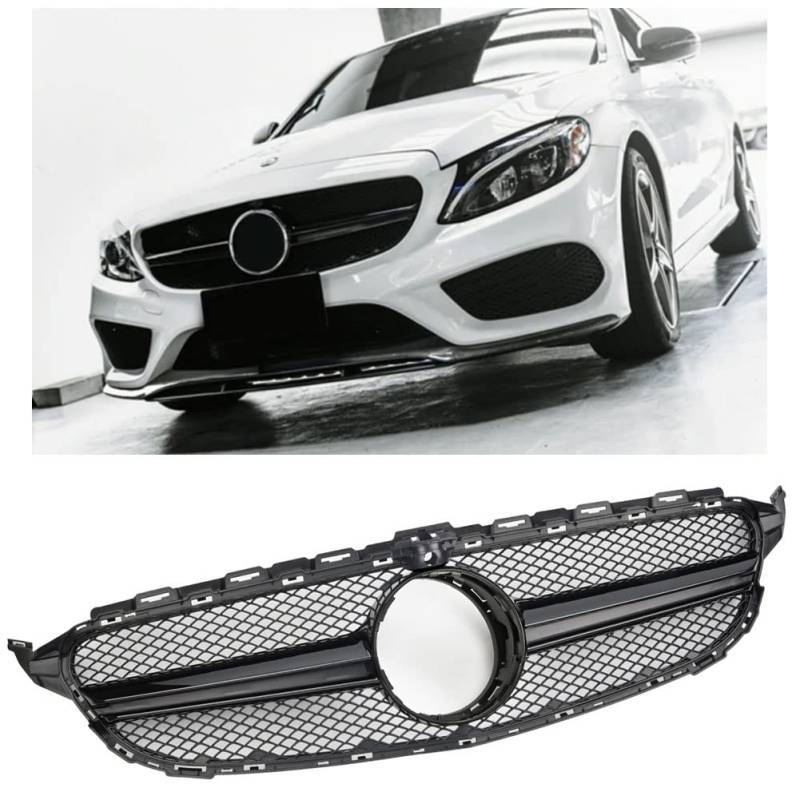 Grill Sport Kühlergrill passt für W205 2014-2018 360° von GCP