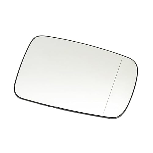 Flügel Spiegelglas Ersatz für BMW E65 E66 E67 7-Series 2001-2008,Umkehrlinse Rückfahrglas Spiegel mit Heizfunktion/Spiegelglas Links Rechts mit Trägerplatte,Right-White von GCTRICL