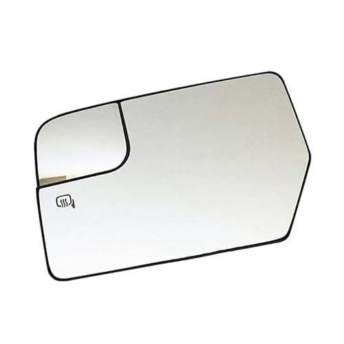 Flügel Spiegelglas Umkehrlinse Rückfahrglas Spiegel mit Heizfunktion/Spiegelglas Links Rechts mit Trägerplatte Ersatz für Navigator 2012-2014,Left von GCTRICL