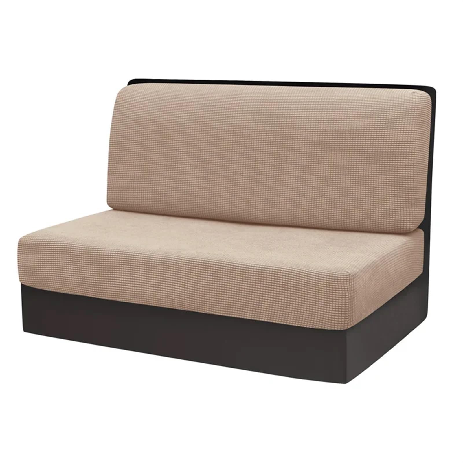 2 Teile/Satz Polar Fleece Dinette Kissen Bezüge Elastische RV Couch Abdeckung Sofa Sitzbezüge Bank Rückenlehne Abdeckung RV Camper Auto Dekor(Color 1) von GCYEIDMA