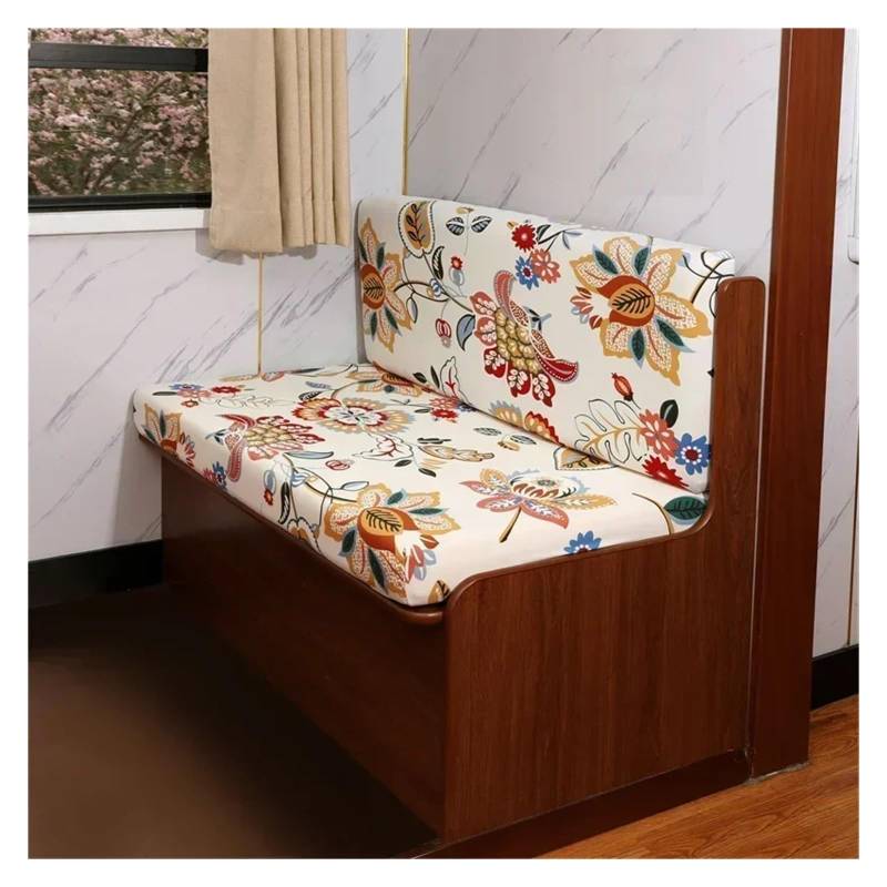 GCYEIDMA Rv Dinette Kissenbezüge 2 Teile/Satz Floral RV Sofa Sitz Schutzhülle Elastische Essecke Kissen Abdeckung Möbel Protector Camper Auto Bank Caravan Kussenhoezen(Type 5) von GCYEIDMA