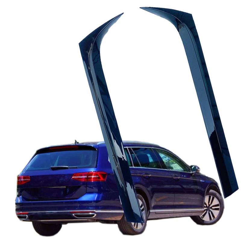 GCcv Auto Heckscheibe Spoiler Wing Heckspoiler Für Passat B8 Wagon 2016-2019 Kofferraum Spoiler 1Paar Seitenflügel Seitenspoiler Auto Dekoration Zubehör von GCcv