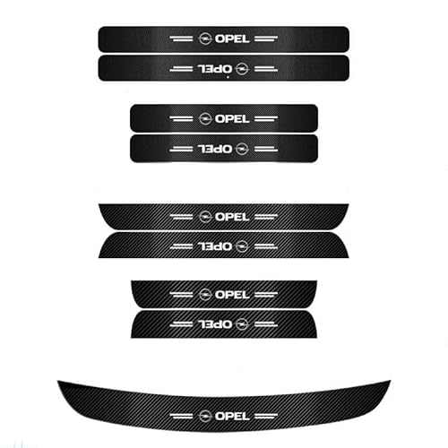GDFEH Auto Einstiegsleisten Schutz für Opel Antara 2010-2016, Türschweller Schutz Kohlefaser Auto Einstiegsleisten Aufkleber rutschfeste Kratzfeste Zubehör,D von GDFEH