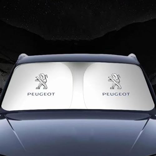 Auto Sonnenschutz Frontscheibe für Peugeot 4008 2012-2017, Windschutzscheibe Sonnenblende Faltbar UV-Schutz Sonnenschirm Frontscheibenabdeckung Auto Innen Zubehör von GDFEH