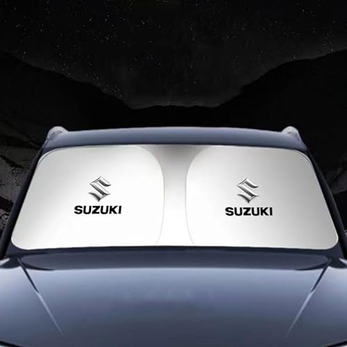 Auto Sonnenschutz Frontscheibe für Suzuki Vitara 2018-2023, Windschutzscheibe Sonnenblende Faltbar UV-Schutz Sonnenschirm Frontscheibenabdeckung Auto Innen Zubehör von GDFEH