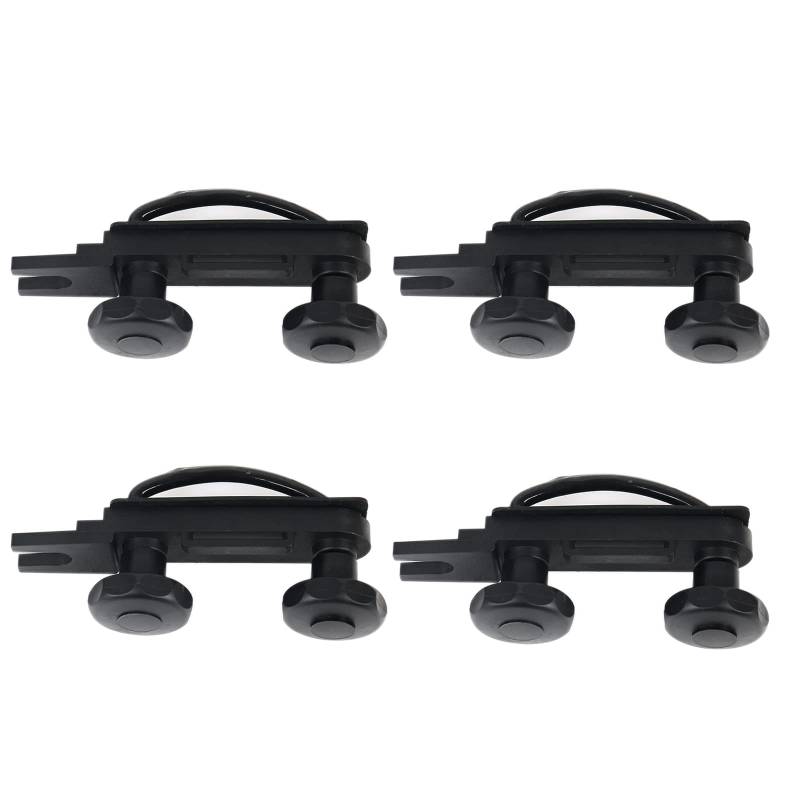 GDWD Universal Roof Box U-Bolts Clamps, 4 Teile/Satz Dachbox Befestigung U Bügel Auto Van Montage Fitting Kit，85mm Innenbreite mit 8 Heavy Duty Kontermuttern. von GDWD