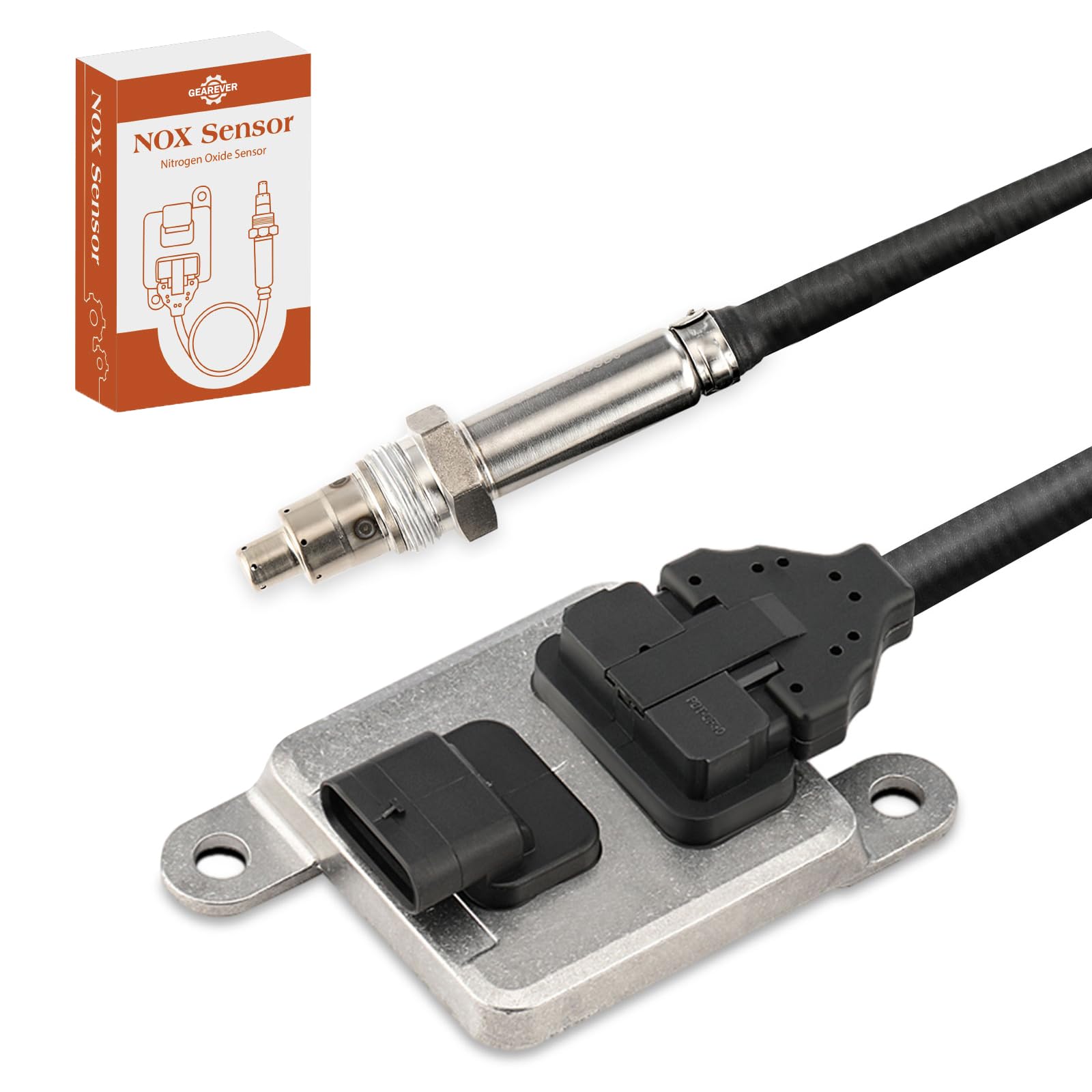 GEAREVER Nox Sensor Lambdasonde passt für Mercedes-Benz C-Klasse C205 S205 W205 CLS-Klasse C219 E-Klasse A207 C207 M-Klasse W164 W166 W221 V251 W251 A0009059703 A0009050108 von GEAREVER