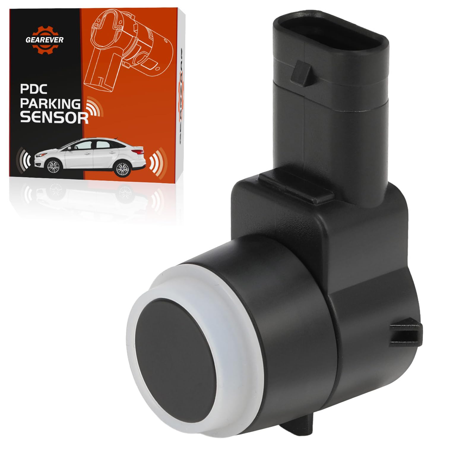 GEAREVER Parksensor Einparkhilfe PDC Sensor Parksensoren Vorne Hinten Kompatibel mit Mercedes-Benz C-Klasse W203 W204 T-Model S203 S204 E-Klasse W211 W212 M-Klasse W166 2215420417, 1 Stück von GEAREVER