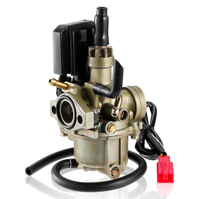 GEARMONSTER 17mm Vergaser, Roller Vergaser für SPEEDFIGHT Scooter 1 & 2 50 cc Motorrad Carburetor mit E-Choke von GEARMONSTER