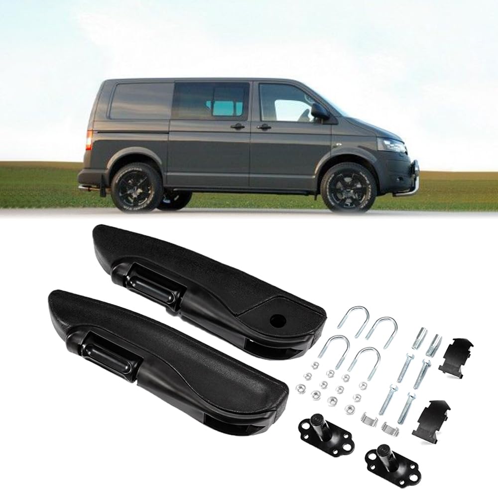 GEARMONSTER Paar Auto Sitzarmlehne 37cm Universal Auto Armstütze Verstellbare Armlehne für LKW PKW Wohnmobil Van von GEARMONSTER