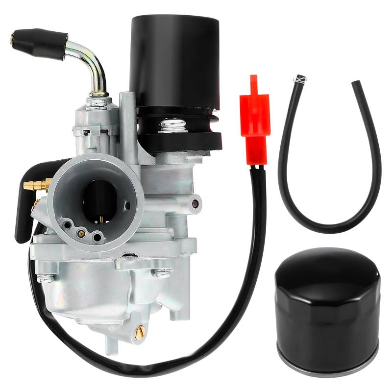 GEARMONSTER Vergaser 17.5mm Carburetor CPI, 50 cc 2-Takt-Roller mit 1P40QM / B Motor, Kompatibel mit Peugeot Speedfight 1 und 2, Honda 50 von GEARMONSTER