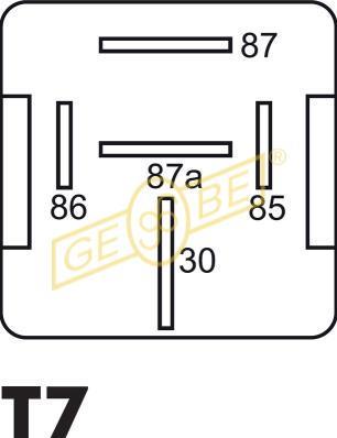 Sensor, Abgastemperatur GEBE 9 8105 1 von GEBE