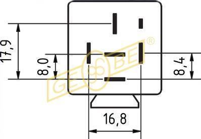 Sensor, Abgastemperatur nach Rußpartikelfilter GEBE 9 8061 1 von GEBE