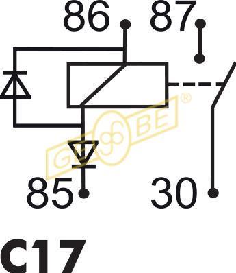 Sensor, Abgastemperatur vor Katalysator GEBE 9 8003 1 von GEBE