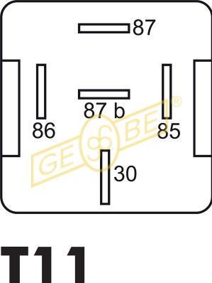 Sensor, Abgastemperatur vor Katalysator GEBE 9 8082 1 von GEBE