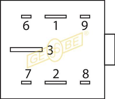 Sensor, Abgastemperatur vor Rußpartikelfilter GEBE 9 8055 1 von GEBE