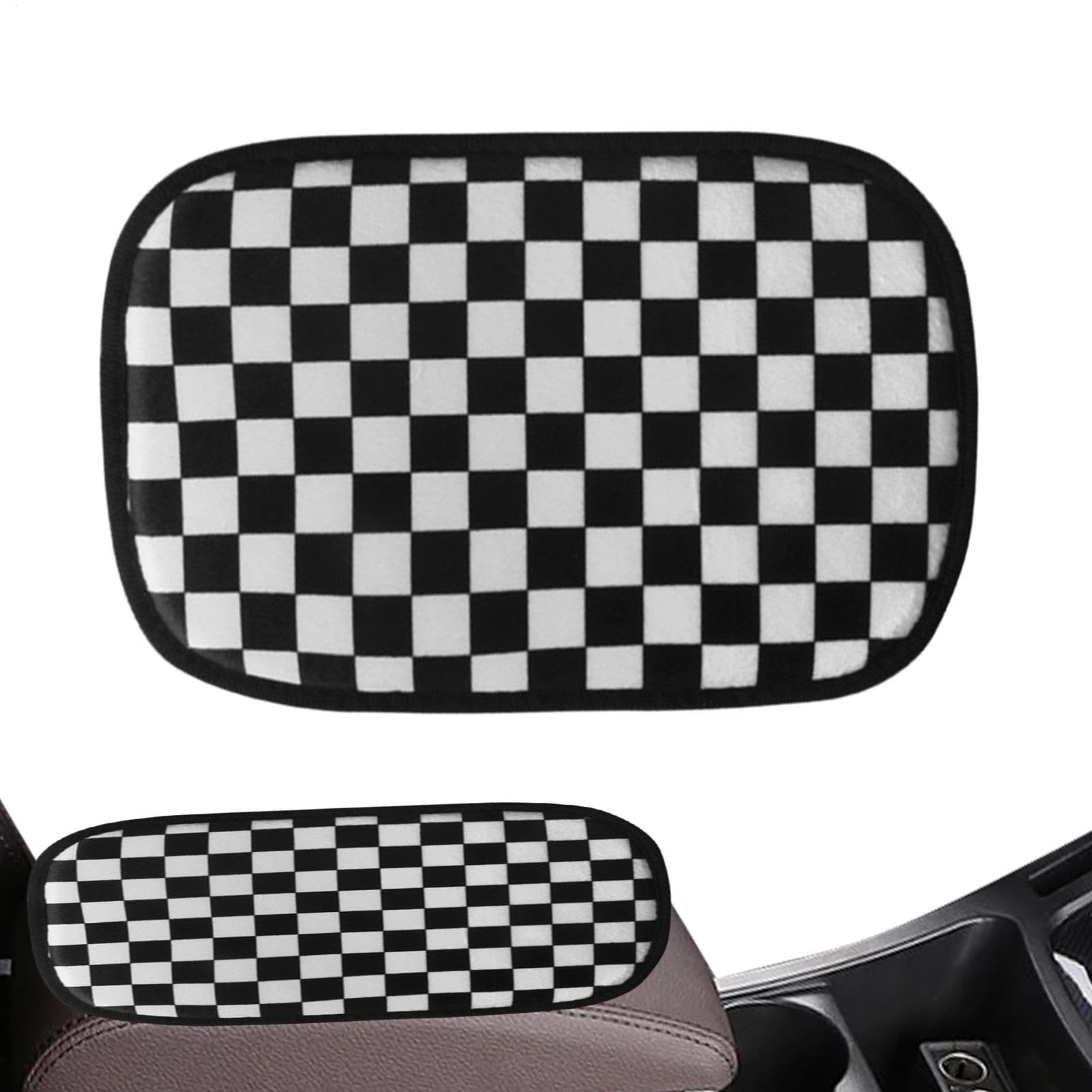 Auto-Armlehnenkissen, Auto-Konsolenbezüge | Plüschverdickung Auto Center Console Cover Pad,Auto-Mittelkonsolenkissen, Mittelkonsolen-Armlehnenkissen, Handauflagekissen, Auto-Armlehnenpolster für SUV/L von GENERIC