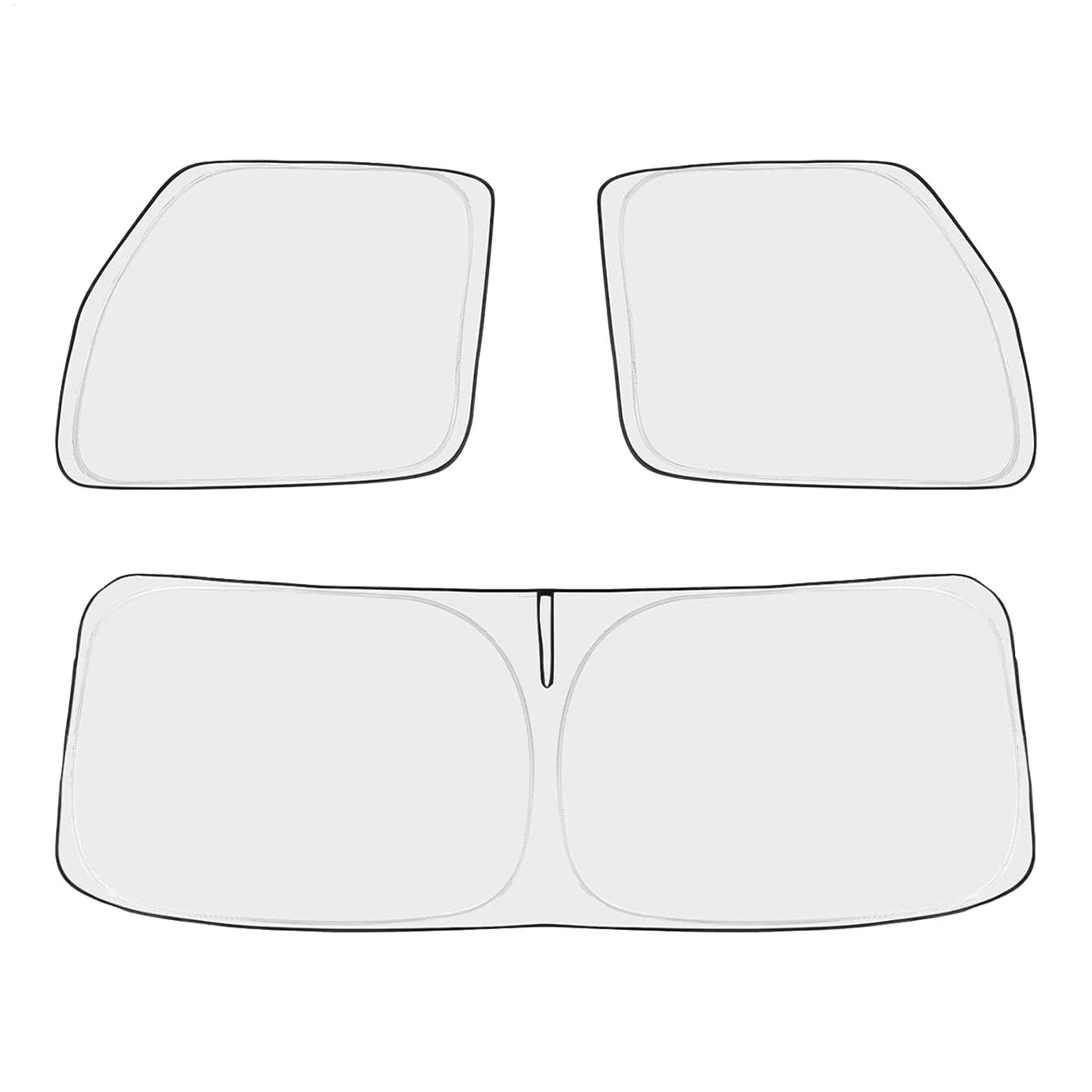 LKW-Frontfenster-Sonnenschutz, faltbar, LKW-Frontfenster-Sonnenschutz - Schützender faltbarer Sonnenschutz für die Windschutzscheibe,Großer Schattenbereich für LKW-Vorhänge, Schutzwerkzeug für Ausflüg von GENERIC