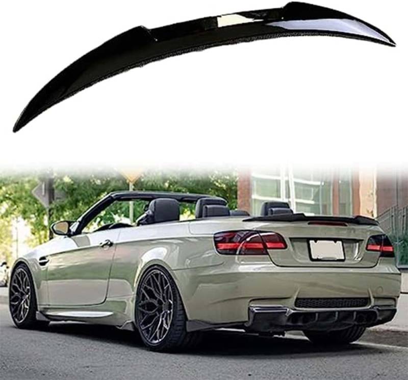 Auto Heckspoiler Spoiler für BMW E93 335i M3 Convertible 2007-2013,HeckspoilerflüGel Kratzfest Auto-Spoiler Kofferraumspoiler von GENMAIBIGAO