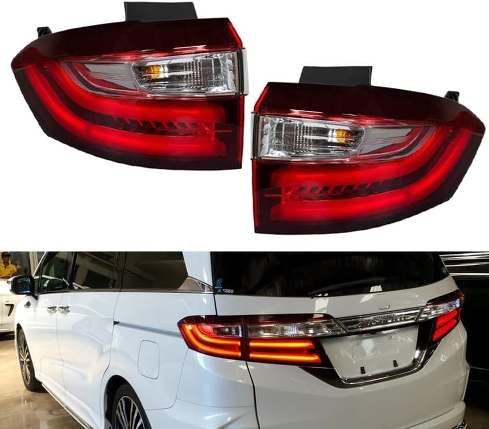 GENMAIBIGAO Wasserdichte Rückleuchten für Odyssey RC 2014~2020,Bremslichter Sicherheit Licht Multifunktion Rücklicht Beleuchtung Autoteile,A/Left von GENMAIBIGAO