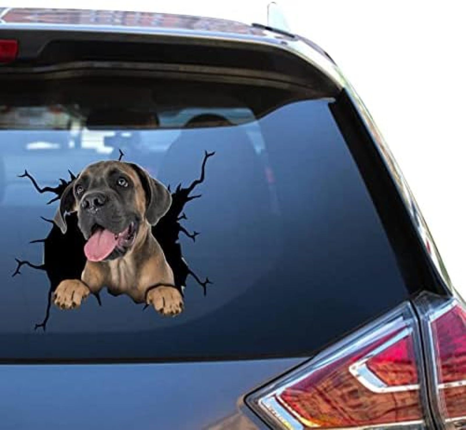 GENMIP Cane Corso Mom Autoaufkleber, Cane Corso Aufkleber, Fahrzeuge, Süßer Kleiner Fahrzeugaufkleber Für Mädchen, Gestanzter Traktor von GENMIP