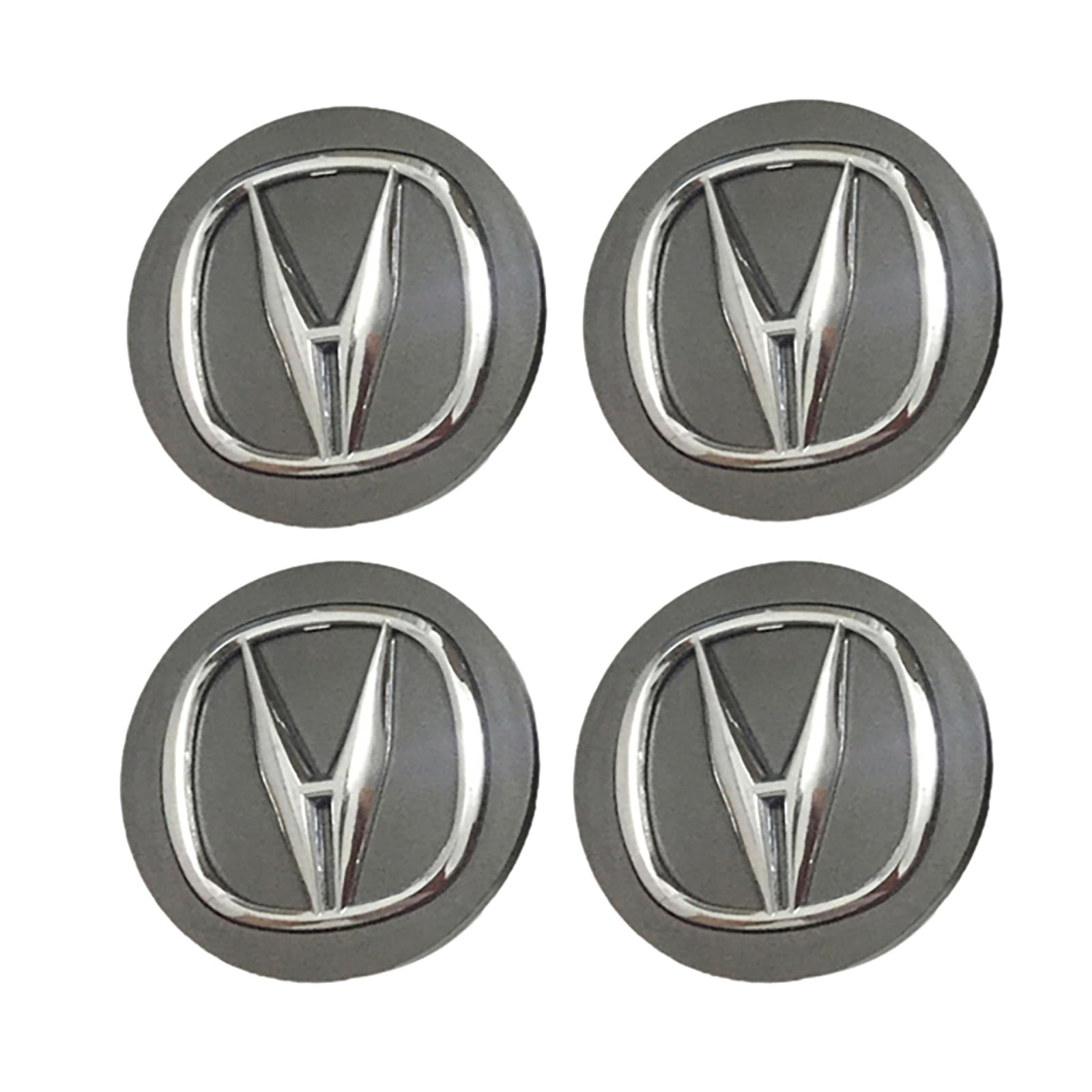 GENTRE 4 Stück Nabendeckel Radnabendeckel für Acura RDX TLX CDX MDX RDX ZDX TL TLX TLX-L RLX TSX RSX 69mm,Felgenkappen mit Auto Logo,Verschleißfest und Langlebig,Wheel Caps Ersatz Autozubehör von GENTRE