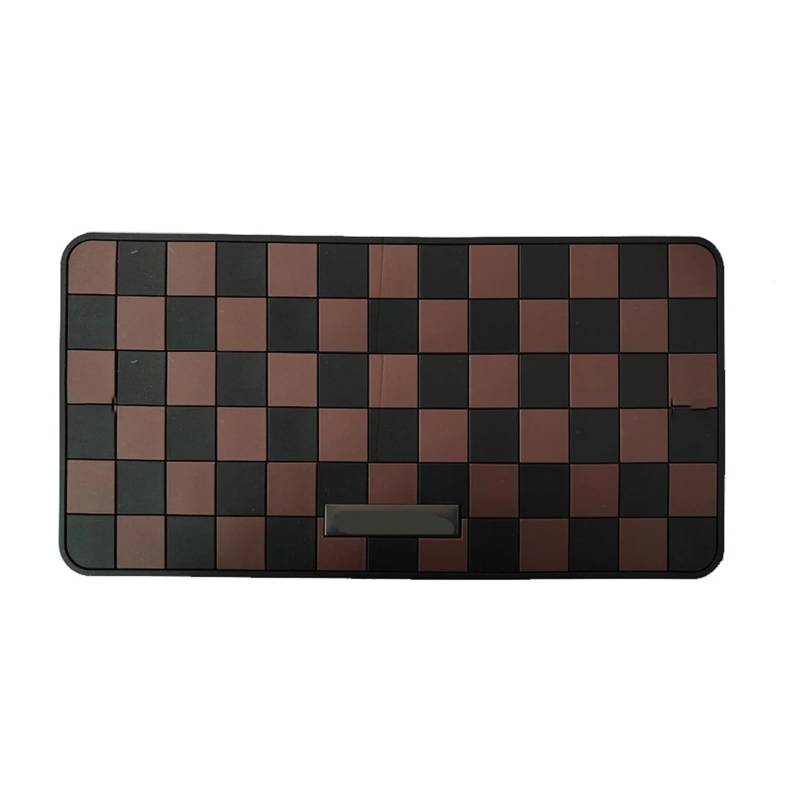 28 * 15 cm Auto Armaturenbrett Anti-Rutsch-Matte PVC Handy Navigator Auto Matte Auto Innen Feste Schlüssel Handy Anti-Rutsch-Matte(Brown) von GEOLXD