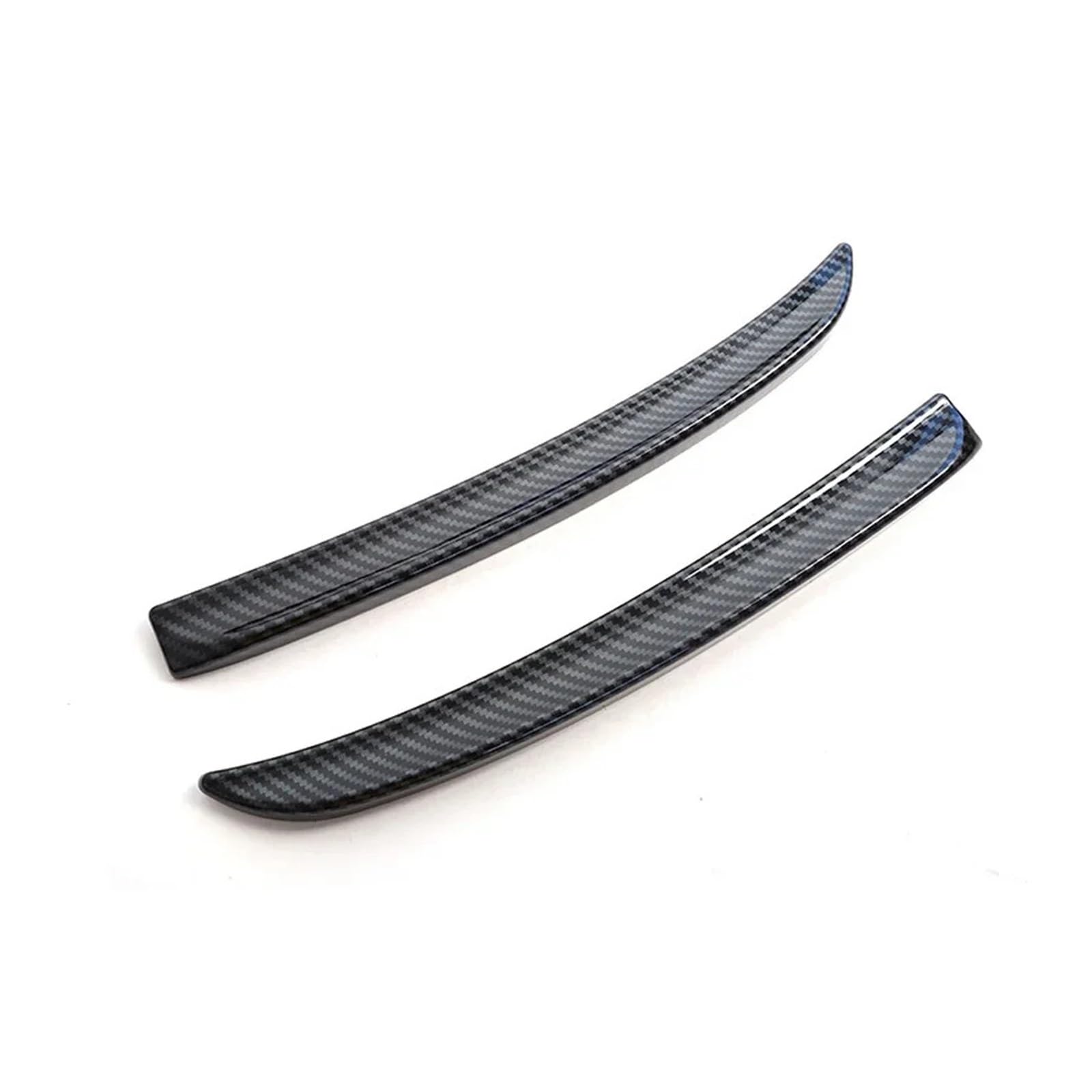 2PCS Spoiler Rot Carbon Faser Schwarz Farbe Heckspoiler Verlängerung Lip Flossen Kompatibel Mit F56 F55 2014 + S/JCW Auto Teil Styling(Carbon Fiber) von GEOLXD