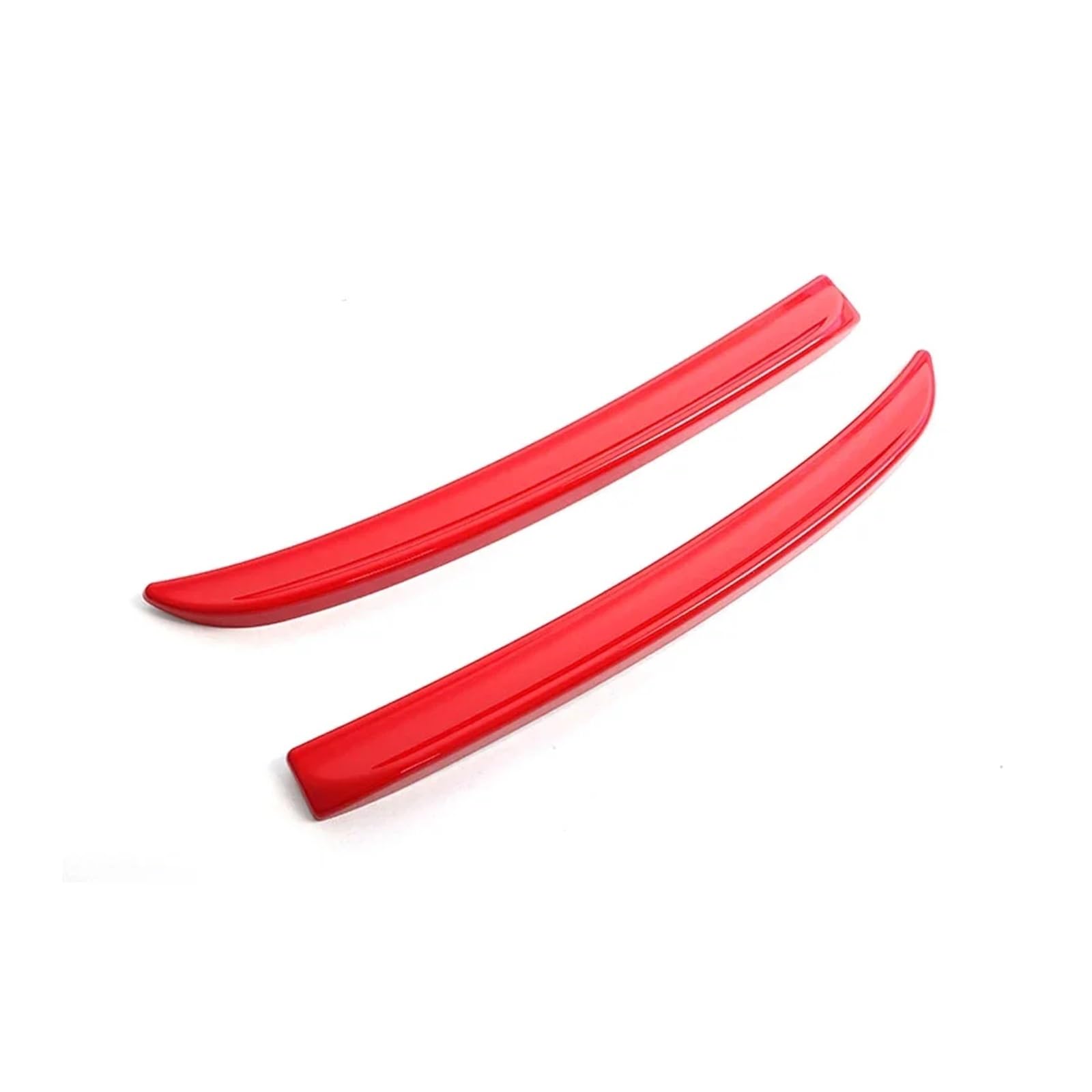 2PCS Spoiler Rot Carbon Faser Schwarz Farbe Heckspoiler Verlängerung Lip Flossen Kompatibel Mit F56 F55 2014 + S/JCW Auto Teil Styling(Red) von GEOLXD