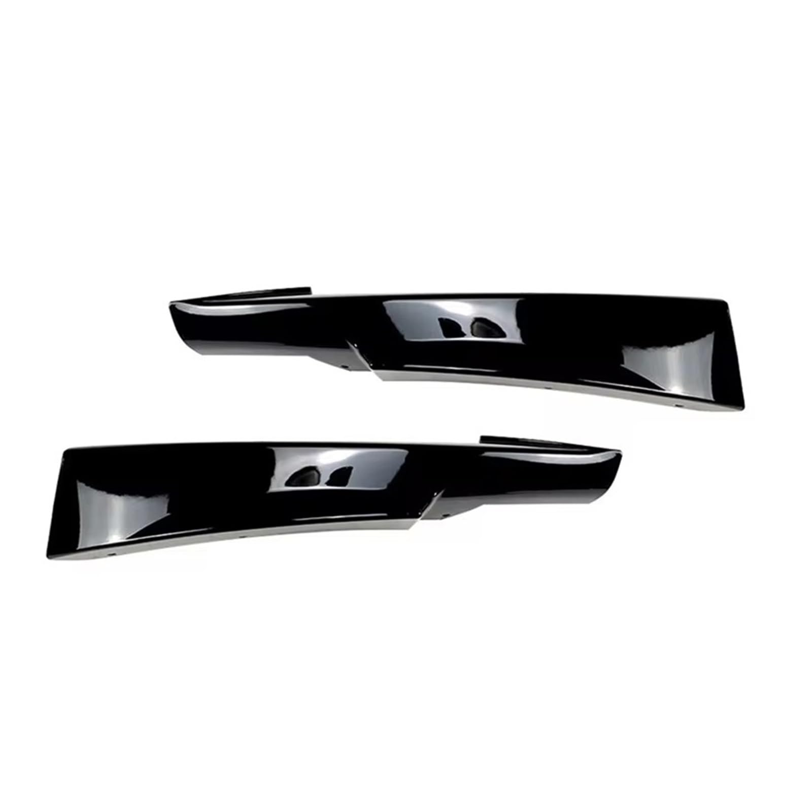 Auto-Frontstoßstangen-Splitter-Lippe, kompatibel mit 3er-Serie E90 E91 LCI M Sport 2009–2012, Diffusor-Splitter, Spoiler, Body-Kit-Abdeckung(Gloss black) von GEOLXD