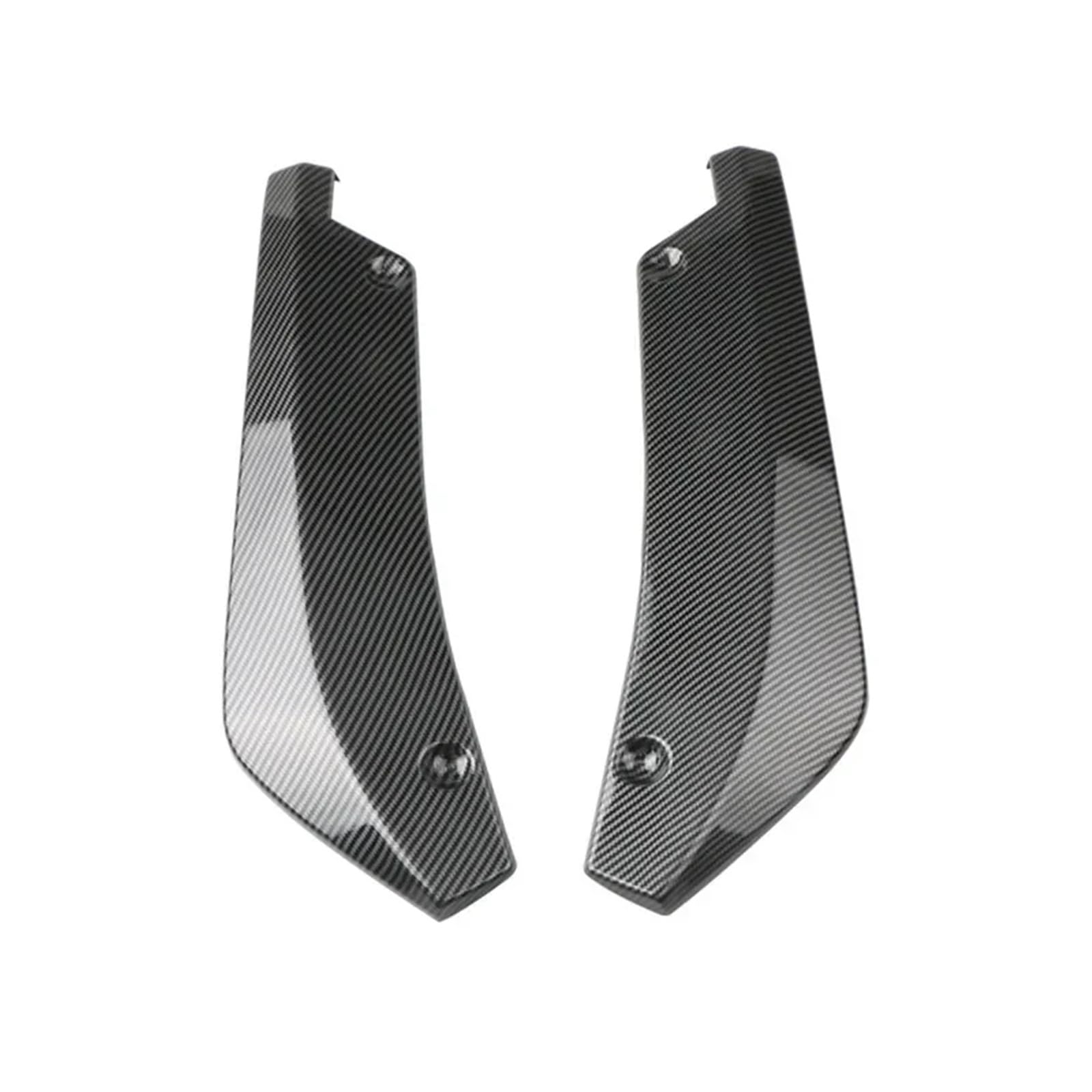 Auto Modifizierter Kohlenstoff-Faser-Heckeckenschutz Heckecke Heckeckendekoration Hecklippe Heckspoiler-Modifikation(Carbon fiber 1 pair) von GEOLXD