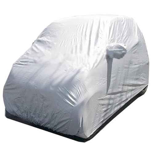 Autoabdeckungen Outdoor Full Car Cover Sonnenschutz Karosserie Sonne Regen Staubdichte Abdeckung S/M/L/XL/XXL(3.7x1.7X 1.6m -S) von GEOLXD